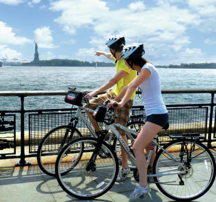 Beach Cruiser Bike Governors Island New York