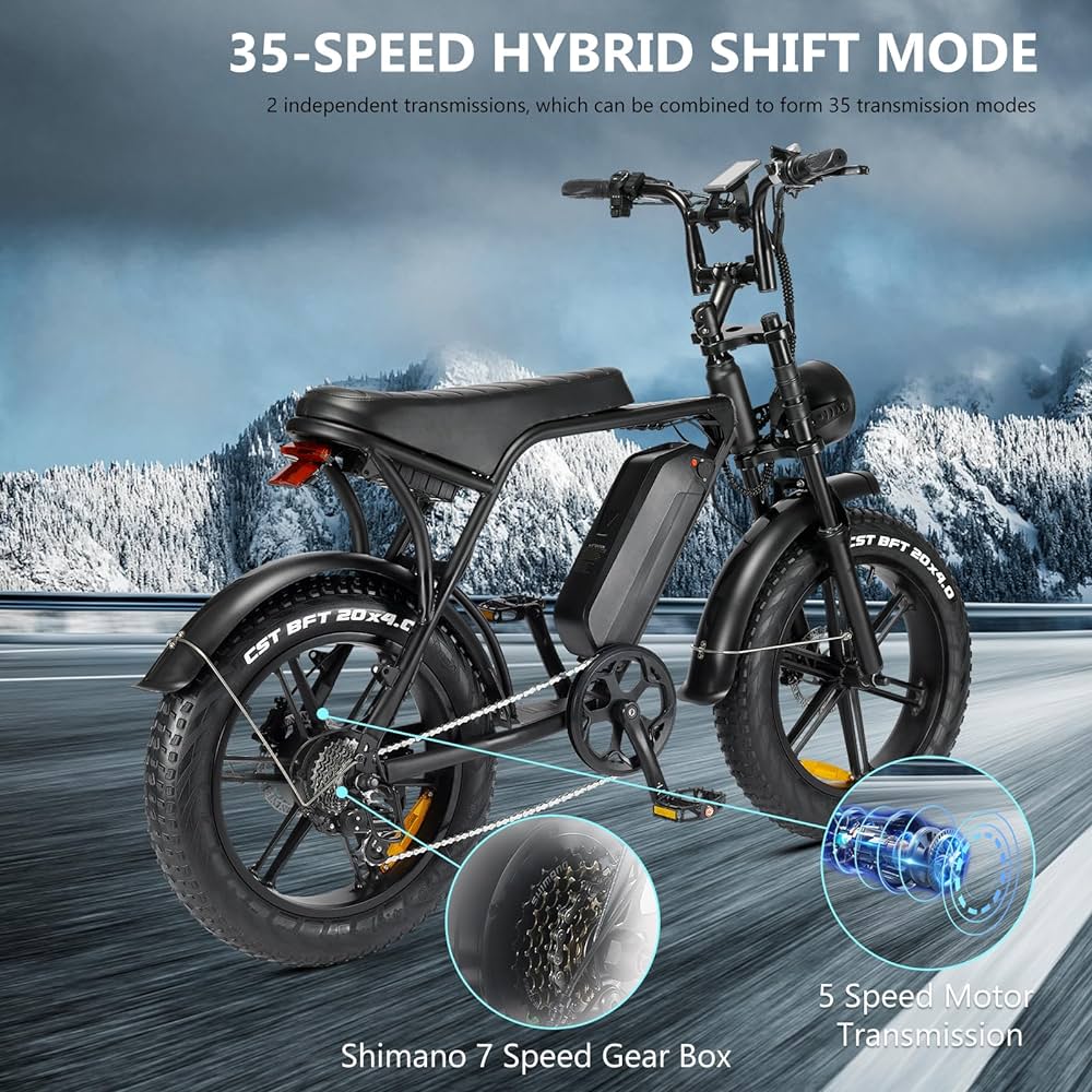 Electric Hybrid Bikes Combining Pedal Power And Motor