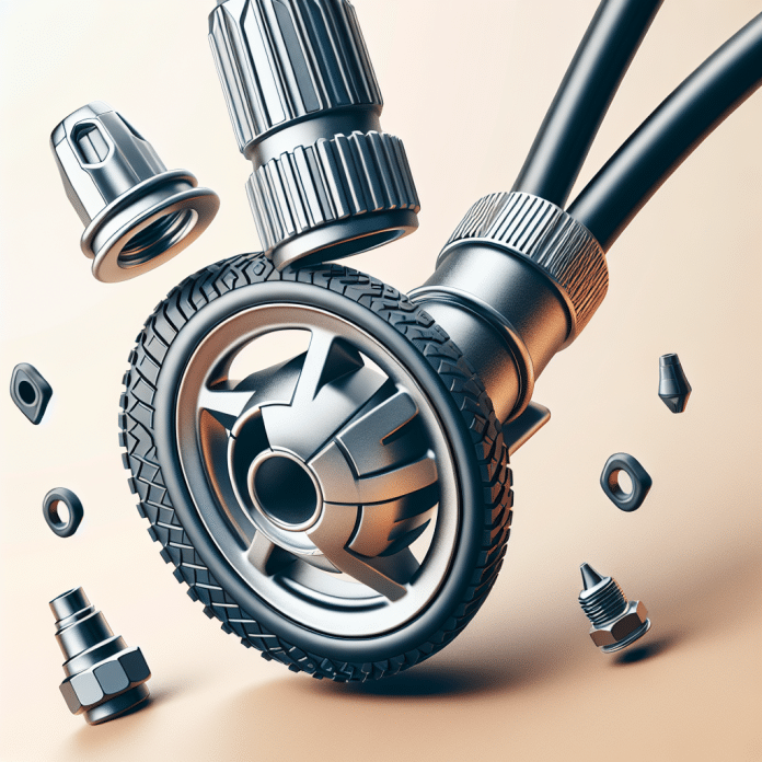 handy bike valve adapters to inflate tires quickly