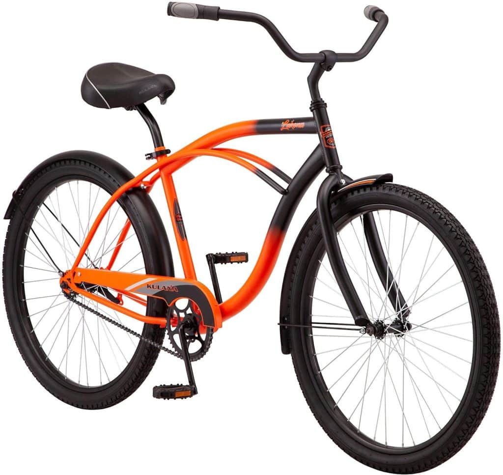 Kulana Lakona Youth and Adult Beach Cruiser Bike, Men and Women, 20-26-Inch Wheel Options, Step-Through or Step-Over Frames, Single or 7-Speed, Coaster or Linear Pull Brakes