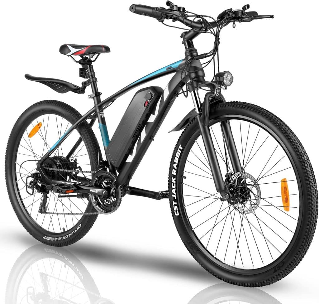 Vivi Electric Bike for Adults, 27.5 Electric Mountain Bike with Cruise Control, 500W 48V 10.4Ah Removable Battery, 20mph - Class 2 eBike, Up to 50 Miles Range, 21 Speed Adult Electric Bicycles