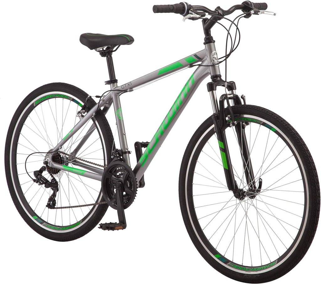 Schwinn GTX Comfort Adult Hybrid Bike, Mens and Womens, Dual Sport Bicycle, 700c Wheels, Lightweight Aluminum Frame