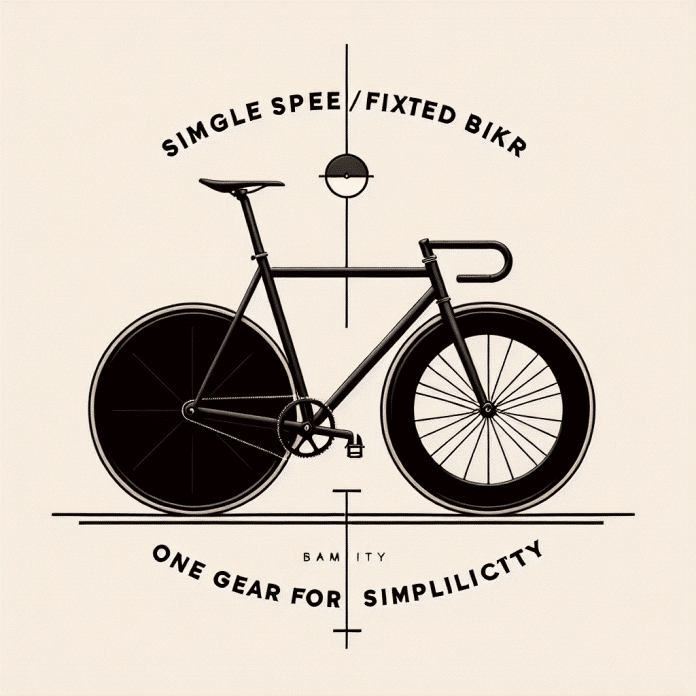 single speedfixed gear bikes one gear for simplicity 1