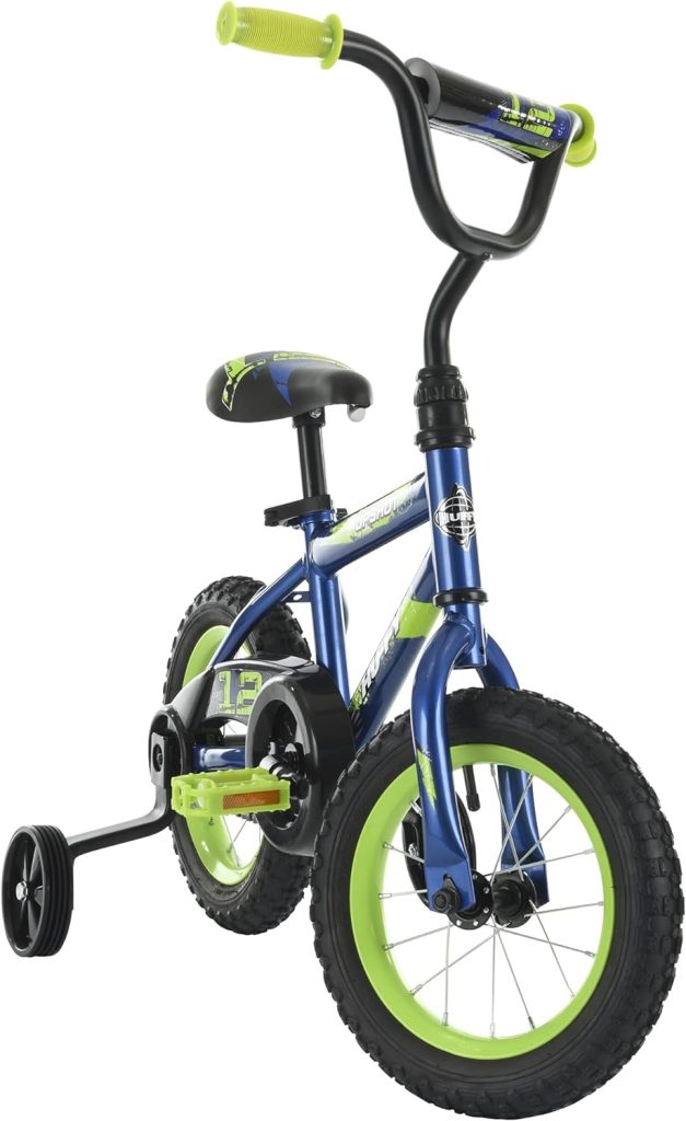 Huffy Upshot Boys Bike, 12, 16, 20 Inch Sizes for Kids Ages 3 to 9 Years Old