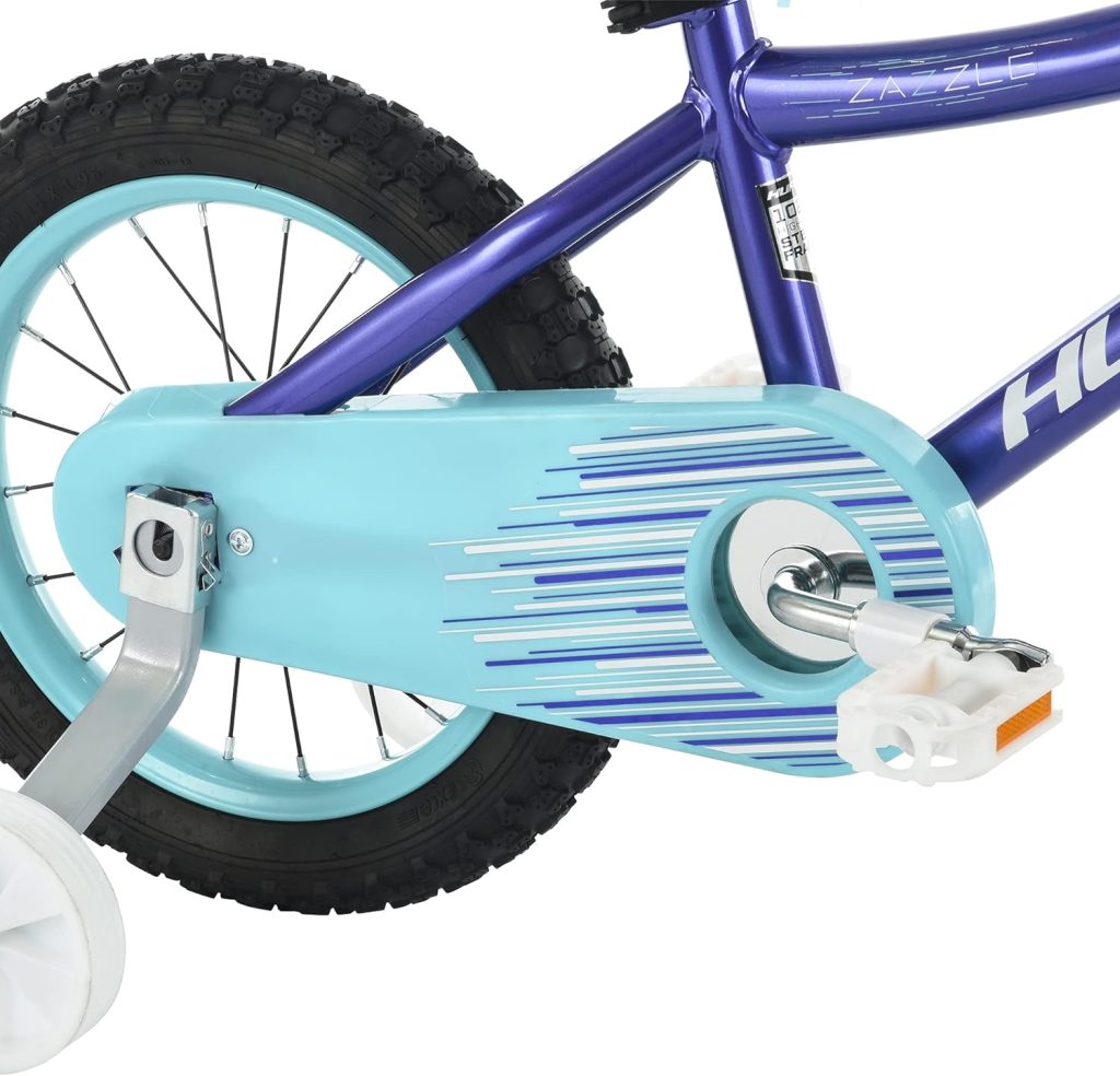 Huffy Zazzle Girls Bike for Kids with Training Wheels, Streamers, and Basket