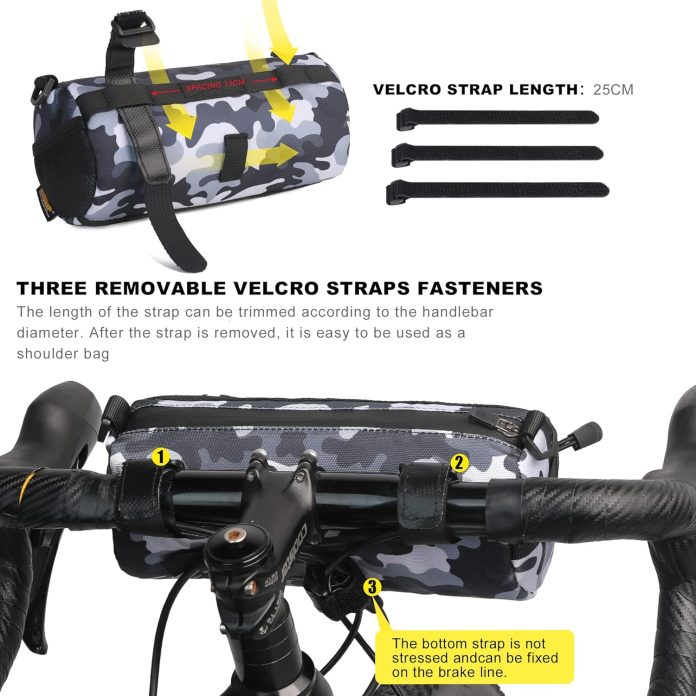 rhinowalk bike handlebar bag review