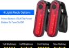 8pack usb rechargeable led bike tail light bike taillight bike safety light front headlight and rear bicycle light easy 1 2