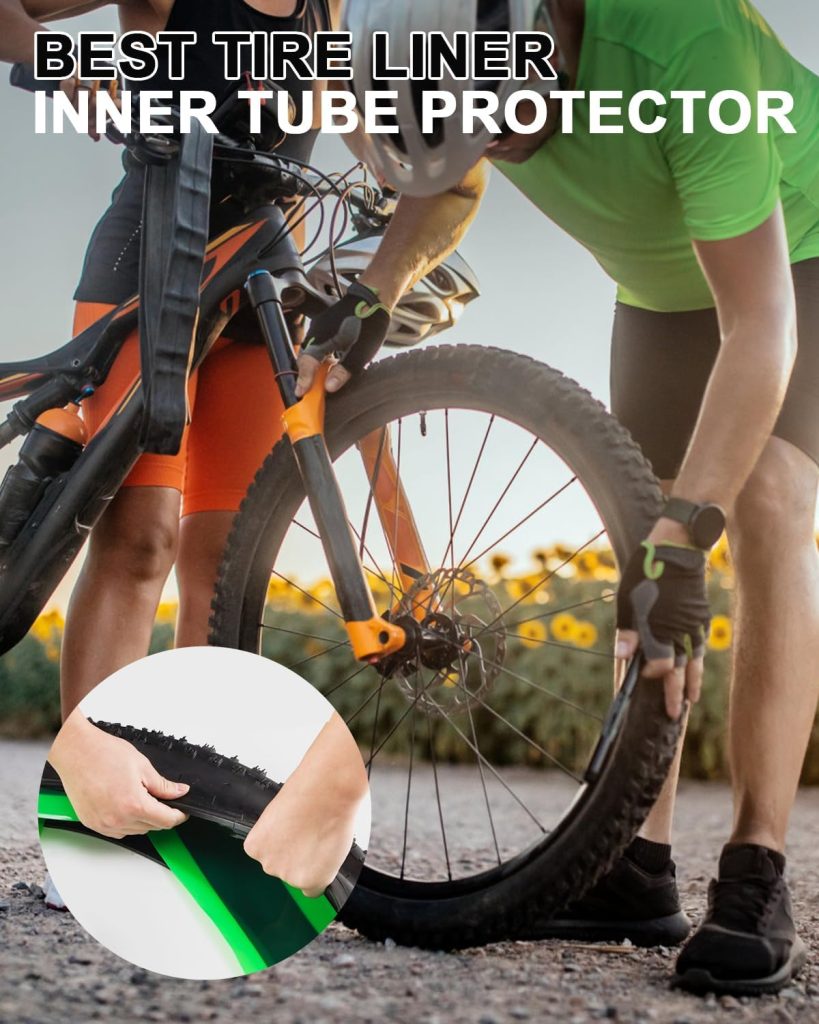 Fat Bike Tire Liner, Bicycle Tube Flat Protector Compatible with 20/24/26/27.5/29 (29x4-5)