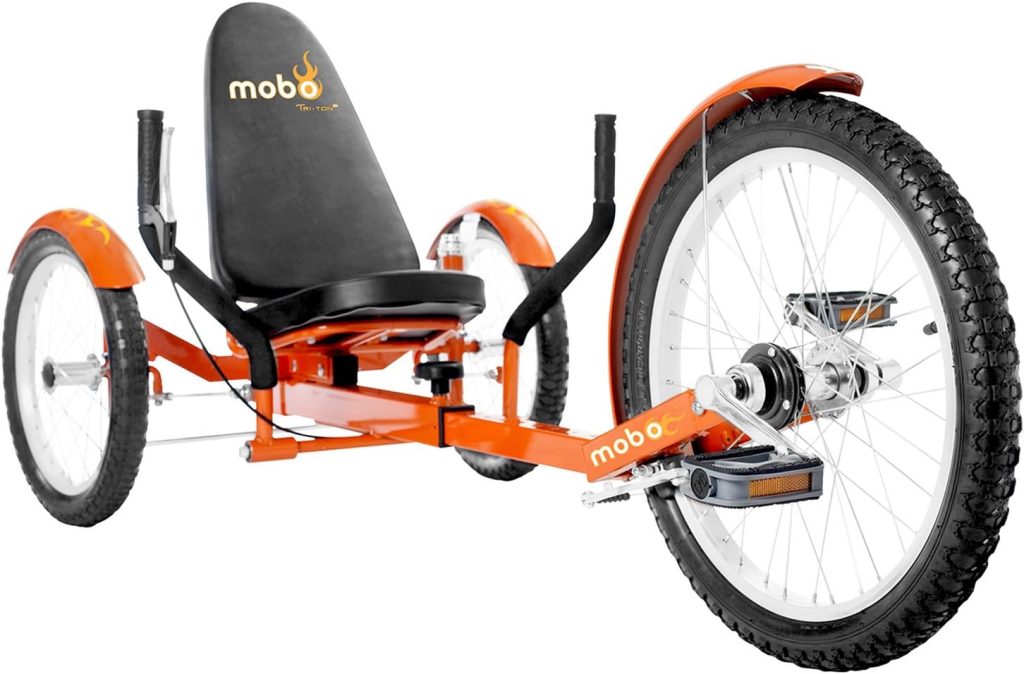 Mobo Triton Pro Adult Tricycle for Men  Women. Beach Cruiser Trike. Pedal 3-Wheel Bike