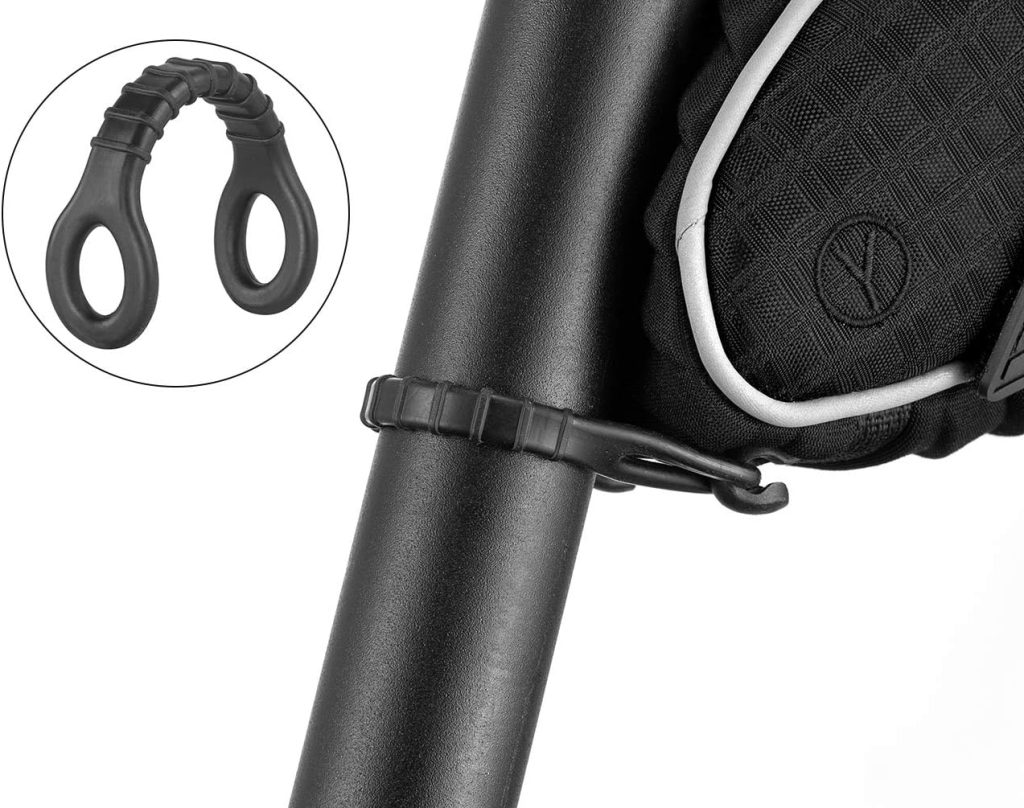 ROCKBROS Bike Seat Bag, Bicycle Saddle Bag Under Seat 3D Shell Cycling Seat Pack for Mountain Road Bikes Black