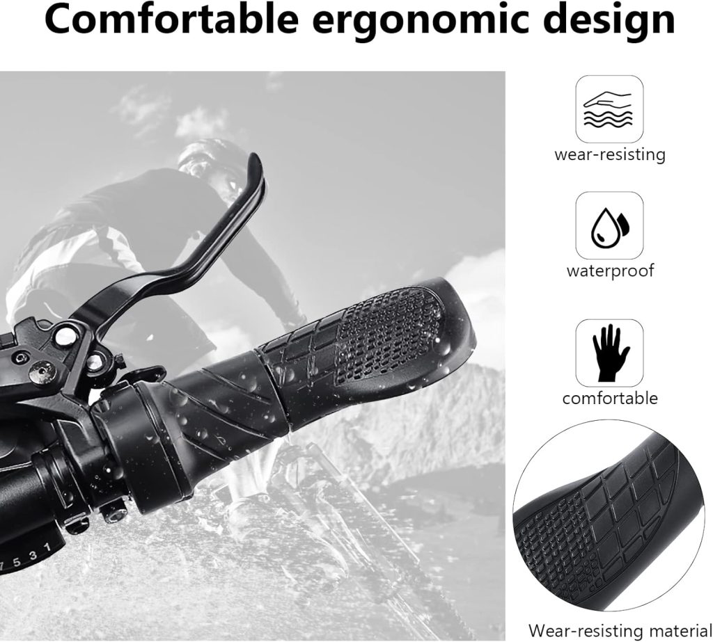 Twist Throttle for Electric Bike and Scooter,Compatible with BBS01 BBS02 BBSHD Ebike Motor,Waterproof Speed Controller Half Throttle Grip