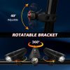 Ascher Ultra Bright USB Rechargeable Bike Light Set, Powerful Bicycle Front Headlight and Back Taillight, 4 Light Modes, Easy to Install for Men Women Kids Road Mountain Cycling Black - Image 2