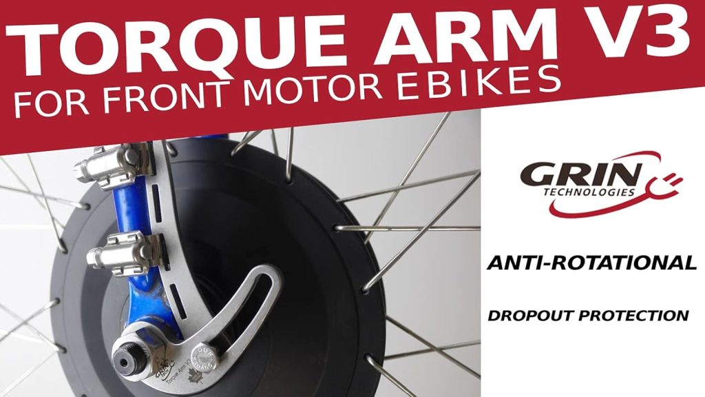 Universal Ebike Torque Arm For Front Hub Motors. Thick 1/4 Stainless Plate.