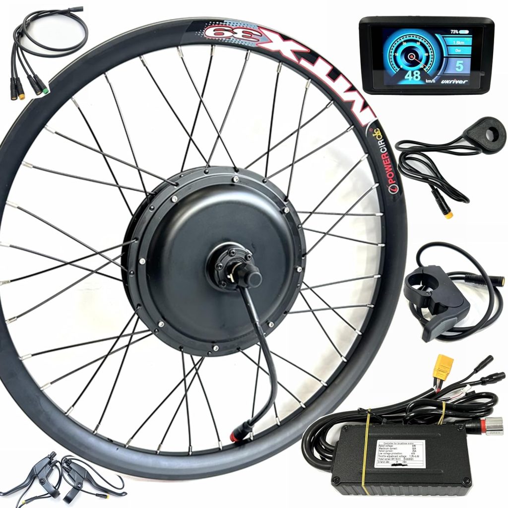 48V2000W Motor Wheel for Electric Bicycle MTB 26inch Hub Motor Kit Rear Drive with TFT Color Display E-Bike Conversion Kit Waterproof Engine Mountain Bike Electric Kit 48V2000W Motor Wheel for Electric Bicycle MTB 26inch Hub Motor Kit Rear Drive with TFT Color Display E-Bike Conversion Kit Waterproof Engine Mountain Bike Electric Kit