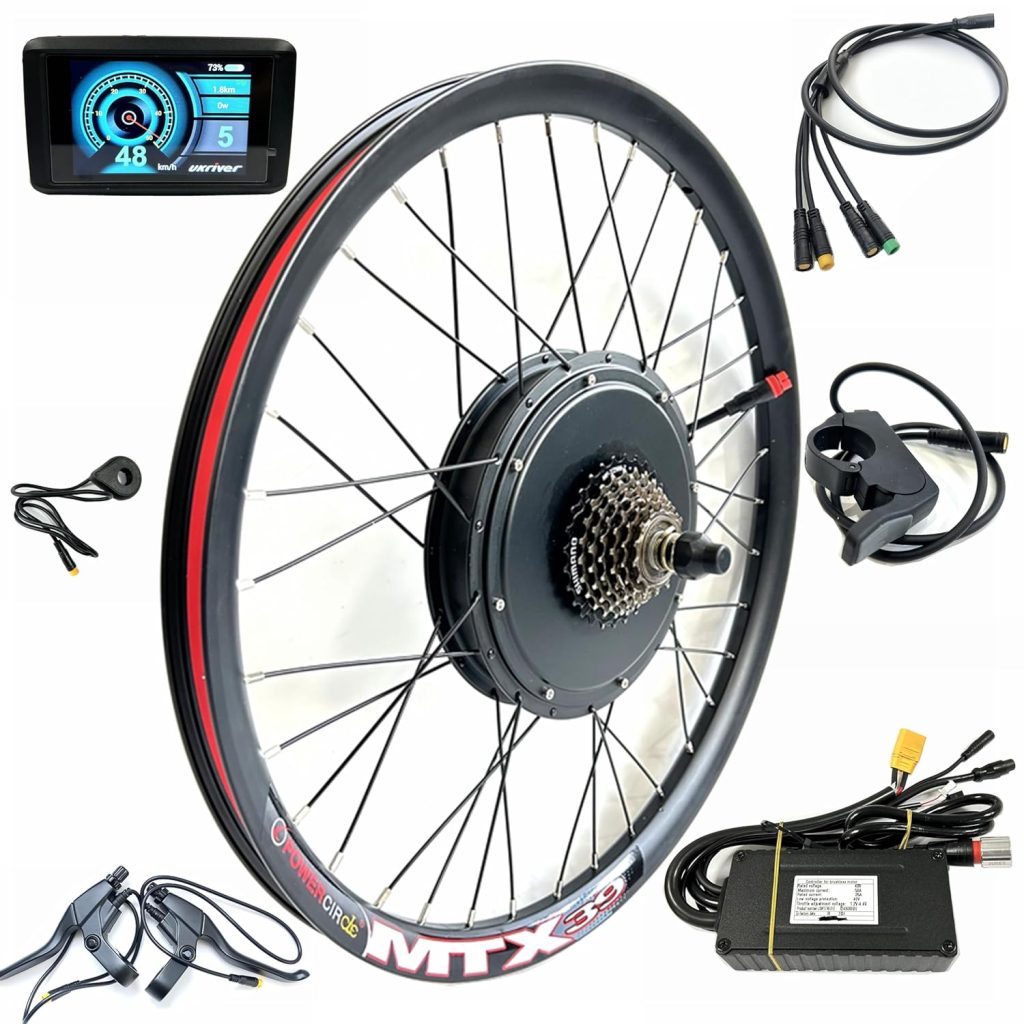 48V2000W Motor Wheel for Electric Bicycle MTB 26inch Hub Motor Kit Rear Drive with TFT Color Display E-Bike Conversion Kit Waterproof Engine Mountain Bike Electric Kit 48V2000W Motor Wheel for Electric Bicycle MTB 26inch Hub Motor Kit Rear Drive with TFT Color Display E-Bike Conversion Kit Waterproof Engine Mountain Bike Electric Kit