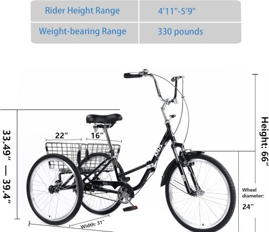 KNUS Adult Foldable Cargo Tricycle review