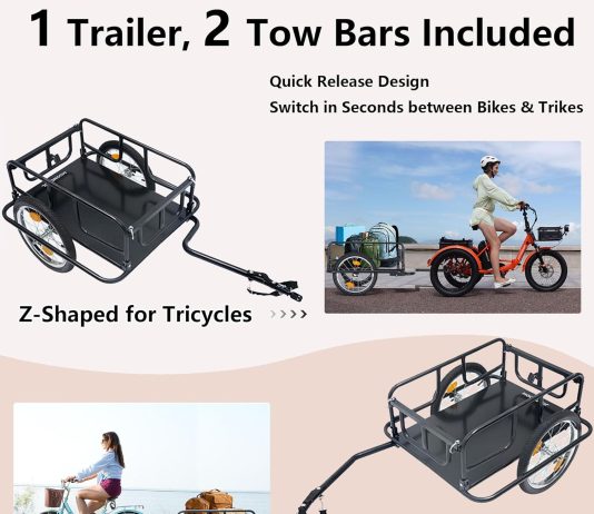 ABORON Foldable Bike Cargo Trailer review