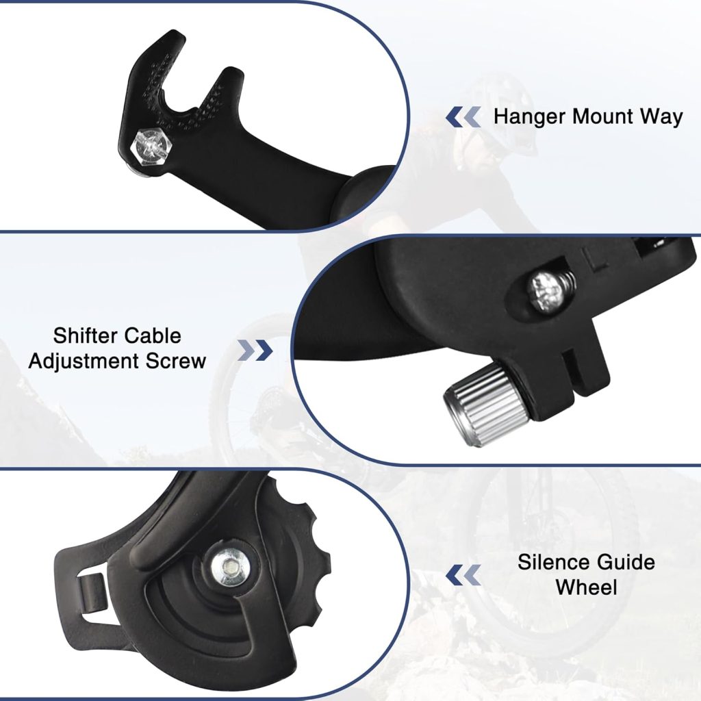 MEGHNA Bike Rear Derailleur 6/7 Speed Direct Mount/Hanger Mount Derailleur for Mountain Bike Kids Bike Tricycle Commuter Bike Cruiser Bike