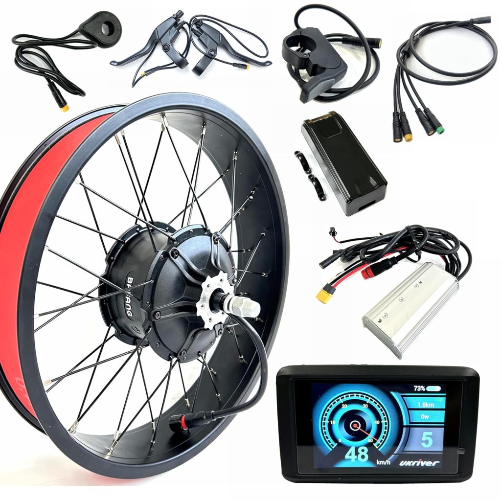 48V1000W Electric Fat Bike Rear Motor Kit 20x4.0 inch Double Wall Rim TFT Color Display 175 Dropout Waterproof kit 48V1000W Electric Fat Bike Rear Motor Kit 20x4.0 inch Double Wall Rim TFT Color Display 175 Dropout Waterproof kit