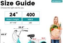 RENPINYOUX 24″ 7-Speed Adult Tricycle review