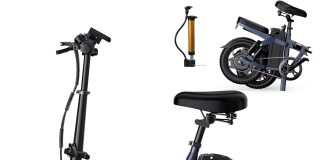 Electric Bike Adults Teens 14\” Folding E Bike review
