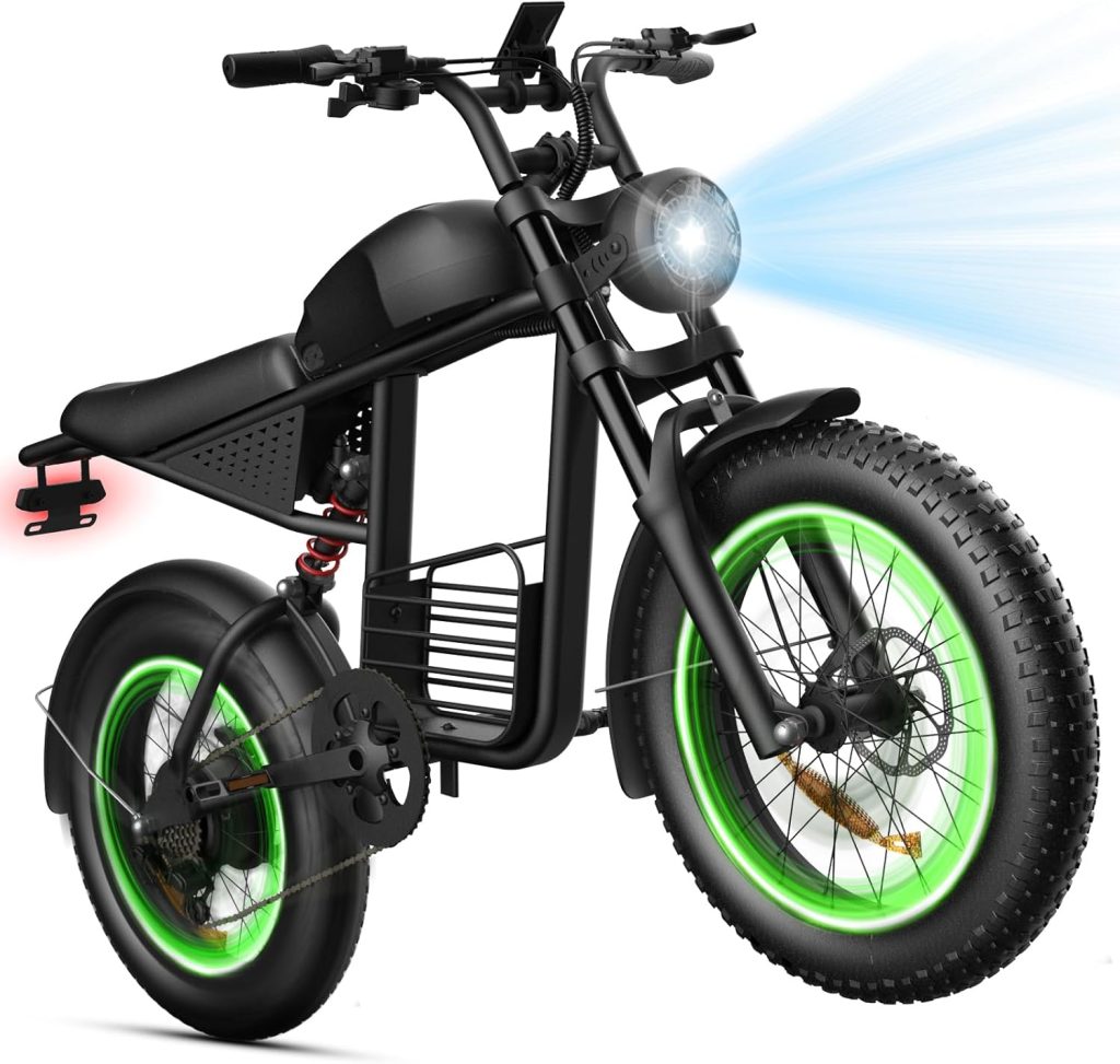 Electric Bike for Adults 1500W Peak Fat Tire All-Terrain E-Bike,60 Miles 25-35MPH Electric Dirt Bike for Road Sand Mountain Snow,48V 18.9AH Battery Powered Electric Motorcycle Electric Bike for Adults 1500W Peak Fat Tire All-Terrain E-Bike,60 Miles 25-35MPH Electric Dirt Bike for Road Sand Mountain Snow,48V 18.9AH Battery Powered Electric Motorcycle