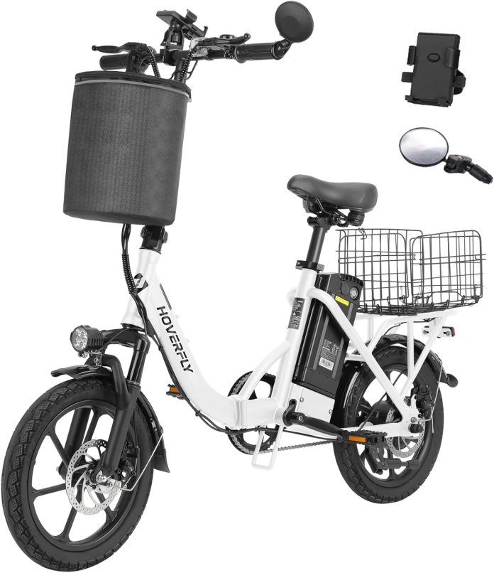 hoverfly-h3-16-electric-bike-max-28miles-rangepedal-assist-folding-e-bike-with-removable-battery-front-suspension-and-co