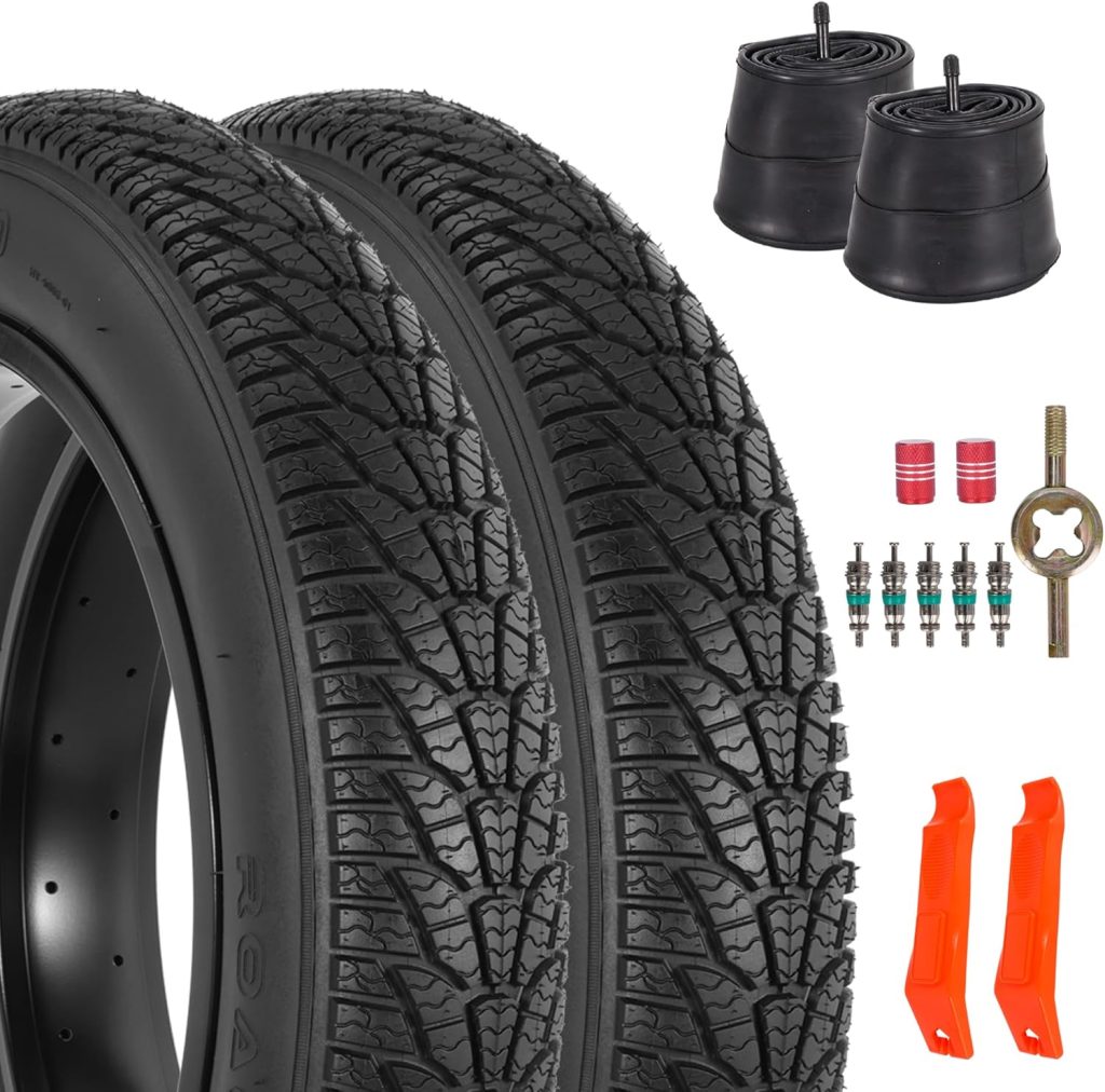 2-Pack 20x3.0 Bike Tires Tubes, Inch Mountain Bike Tire, 20x3 Bike Tire Tube with Tire Levers, Folding Replacement Bicycle Tires for Off-Road Bike and Ebike 2-Pack 20x3.0 Bike Tires Tubes, Inch Mountain Bike Tire, 20x3 Bike Tire Tube with Tire Levers, Folding Replacement Bicycle Tires for Off-Road Bike and Ebike