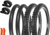 20×2.125/54-406 Kids Bike Tire, 20 Inch Foldable Bike Tire and Tube Set for Kids, Road, Commuter Bikes/Mountain Bike, Beach Cruiser – Road/Off Road Tread Home -