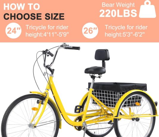Adult Tricycle 26 inch 7 Speed: A Comprehensive Review