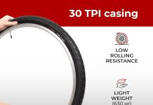 Fincci Pair 26×1.95 Bike Tire with 26 Inch Bike Tube – Slick City 26 inch Bike Tires – 50-559 Black Foldable Mountain Bike Tires with Kevlar for Electric, Trainer, Road Bikes, MTB Accessories