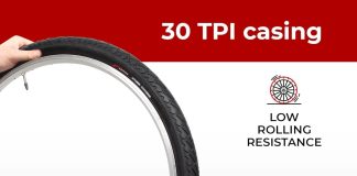 Fincci Pair 26×1.95 Bike Tire with 26 Inch Bike Tube – Slick City 26 inch Bike Tires – 50-559 Black Foldable Mountain Bike Tires with Kevlar for Electric, Trainer, Road Bikes, MTB Accessories