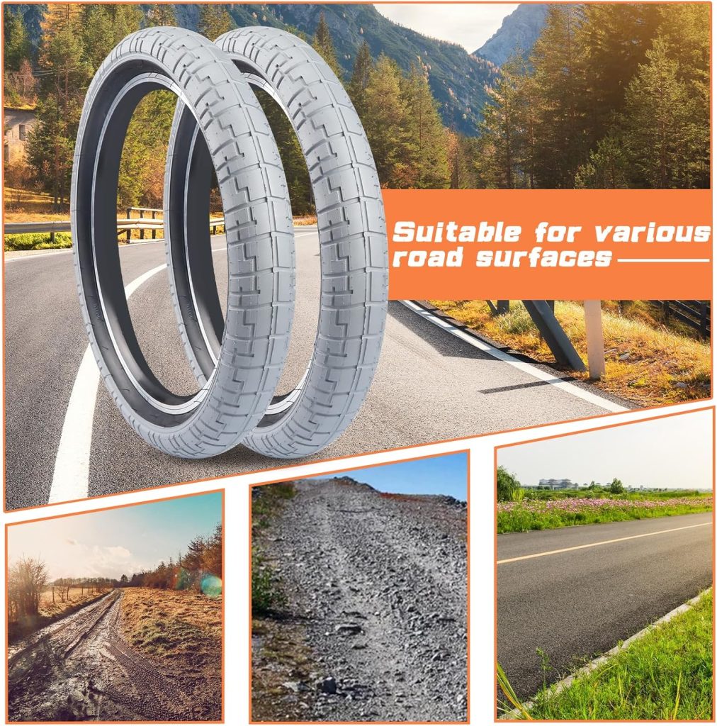 ZUKKA x 2.4 Bike Tire/2 Pack Inch Bike Tire with Tube and Levers Folding Replacement Tire for Kids Bike, MTB Mountain Bike, BMX Freestyle Commuter Bike ZUKKA x 2.4 Bike Tire/2 Pack Inch Bike Tire with Tube and Levers Folding Replacement Tire for Kids Bike, MTB Mountain Bike, BMX Freestyle Commuter Bike