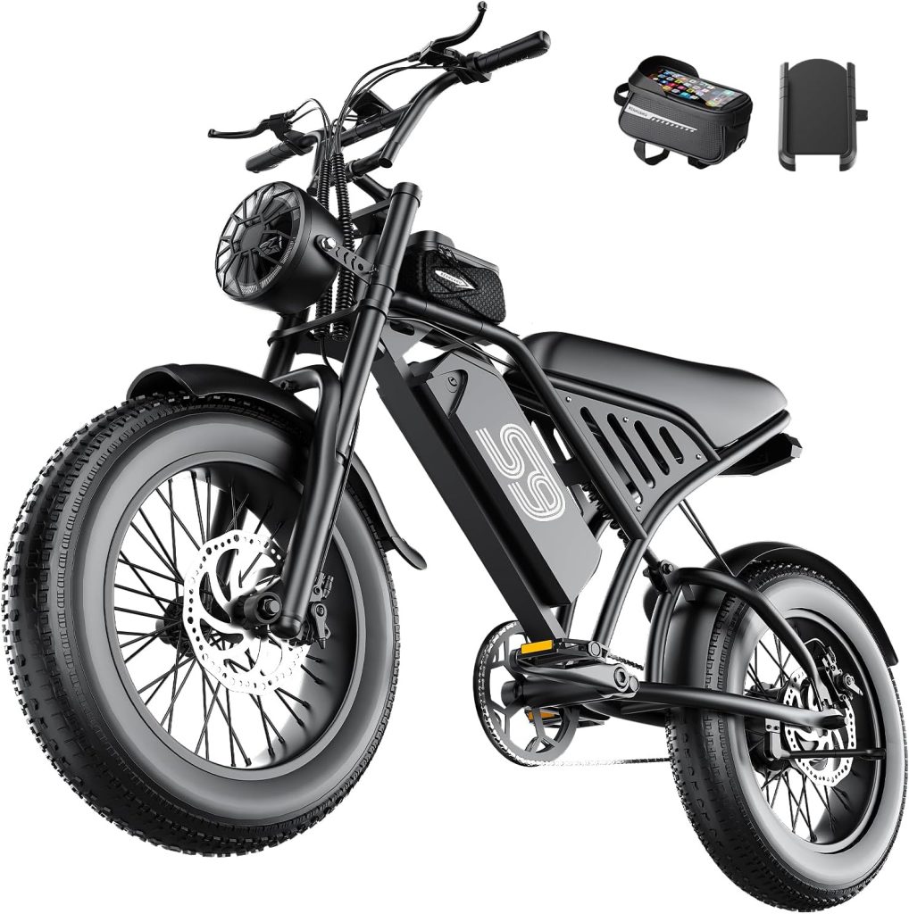 ASKGO Electric Bike for Adults Teens, 2500W Peak,/36 Mph Miles,/20 Fat Tire All-Terrain Electric Dirt Bike with 48V 20AH Removable Battery, Dual Brake Off-Road Ebike with NFC Unlock ASKGO Electric Bike for Adults Teens, 2500W Peak,/36 Mph Miles,/20 Fat Tire All-Terrain Electric Dirt Bike with 48V 20AH Removable Battery, Dual Brake Off-Road Ebike with NFC Unlock