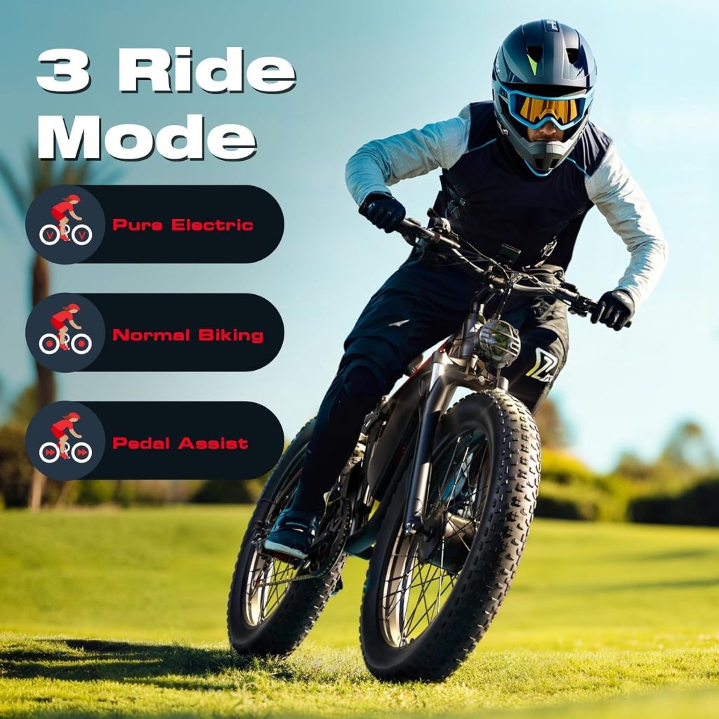 4000W Dual Motor Ebike 52V Up to 100 Miles 52V 24" Fat Tire PU354 review - Electric bike 4000W Dual Motor Ebike 52V Up to Miles 52V 24" Fat Tire PU354