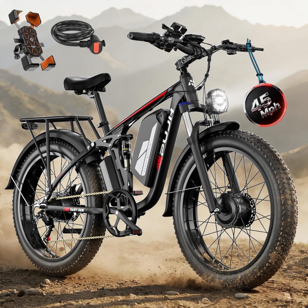 8000W Dual Motor E-Bike Up to 110 Mi 60V 24" Fat Tire for Adults PU364 review - Electric bike 8000W Dual Motor E-Bike Up to Mi 60V 24" Fat Tire for Adults PU364