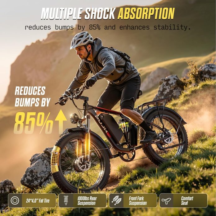 8000W Dual Motor E-Bike Up to Mi 60V 24" Fat Tire for Adults PU364 8000W Dual Motor E-Bike Up to Mi 60V 24" Fat Tire for Adults PU364