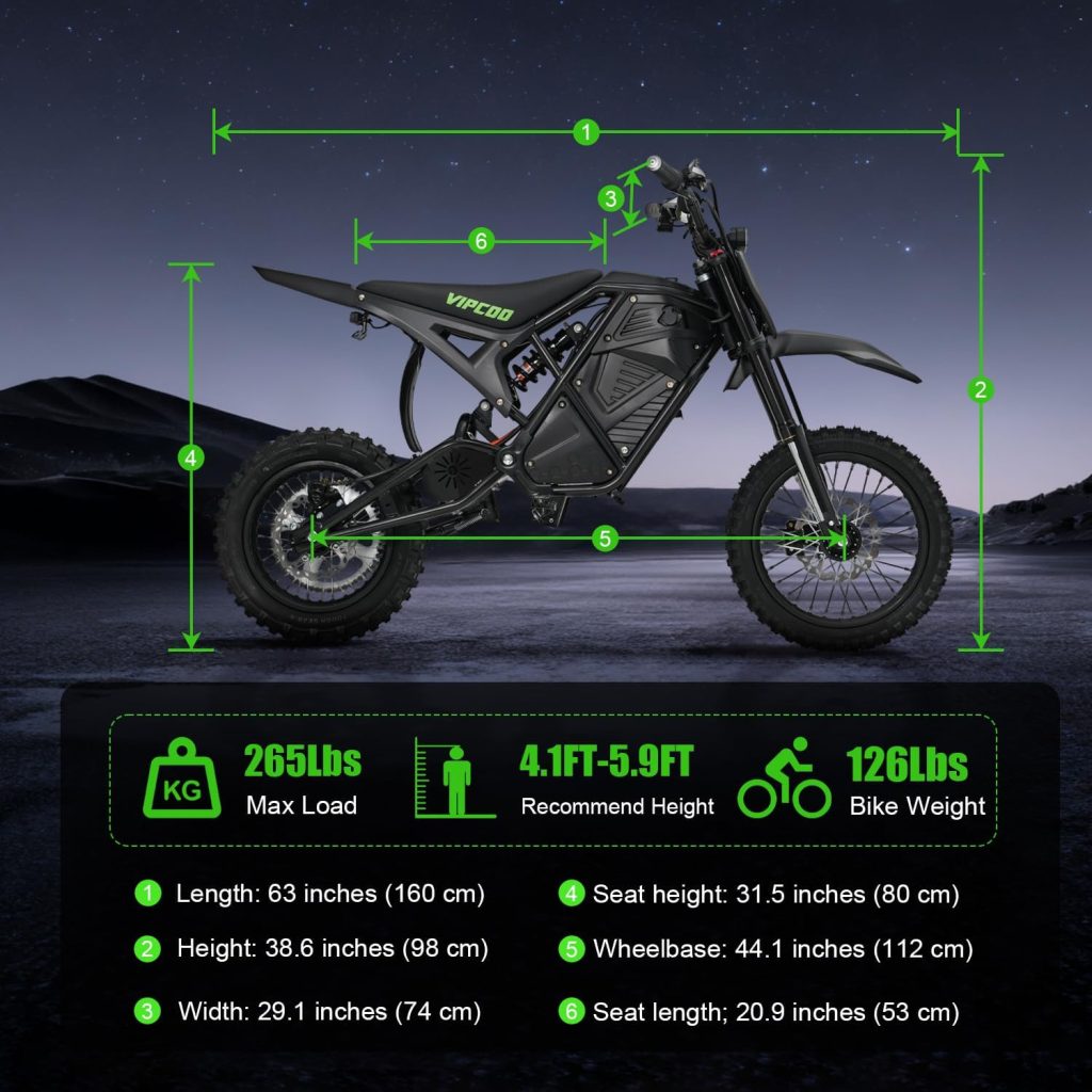 Electric Motorcycle For Teens & Adults review - Electric bike Electric Motorcycle For Teens & Adults,Electric Dirt Bike, Best Electric Mountain EBike,3500W Mid-Mounted Motor e Bikes 40MPH