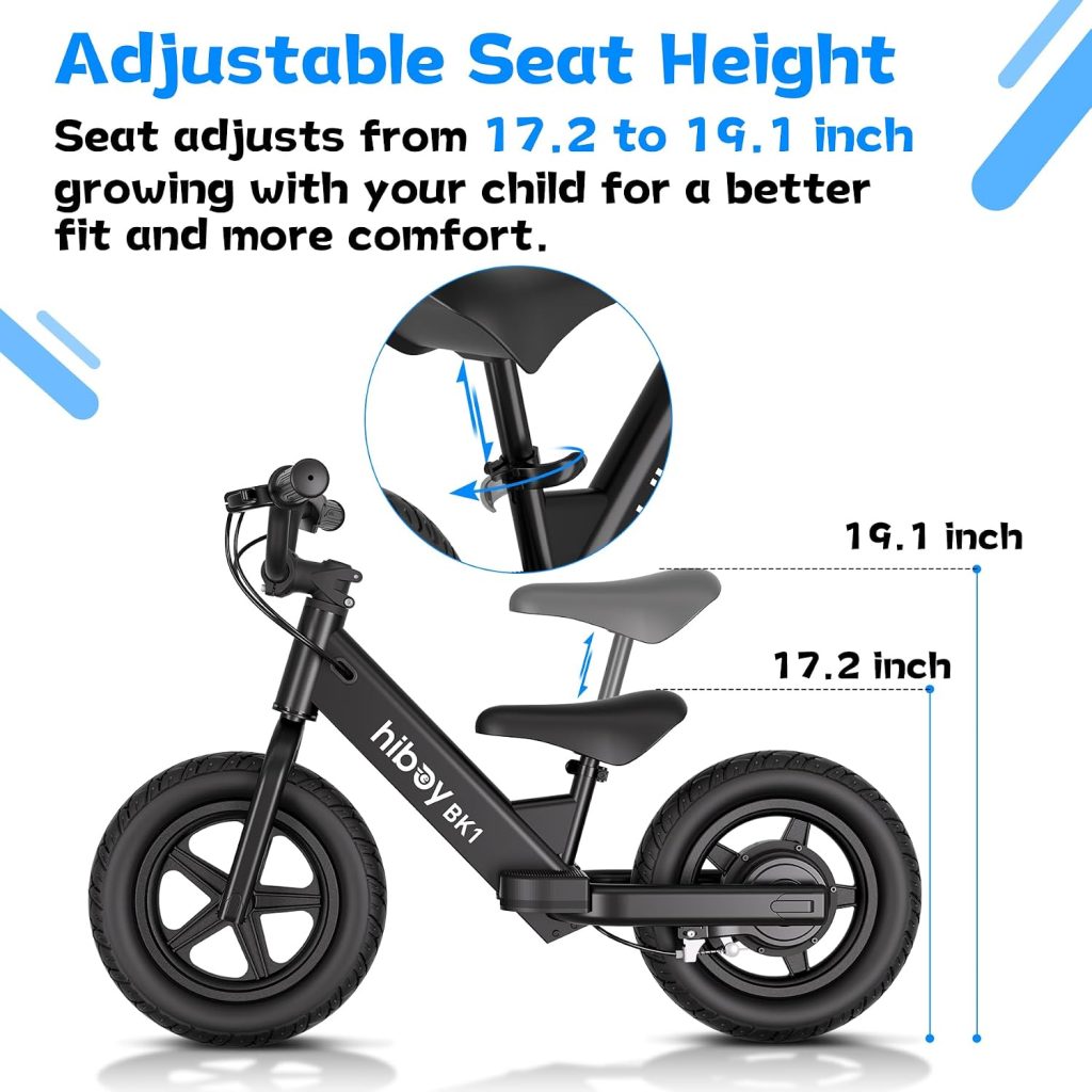 Hiboy BK1 Kids Electric Balance Bike review - Electric bike Hiboy BK1 Kids Electric Balance Bike, Ages 3-5, 12-Inch Tires, UL 2272