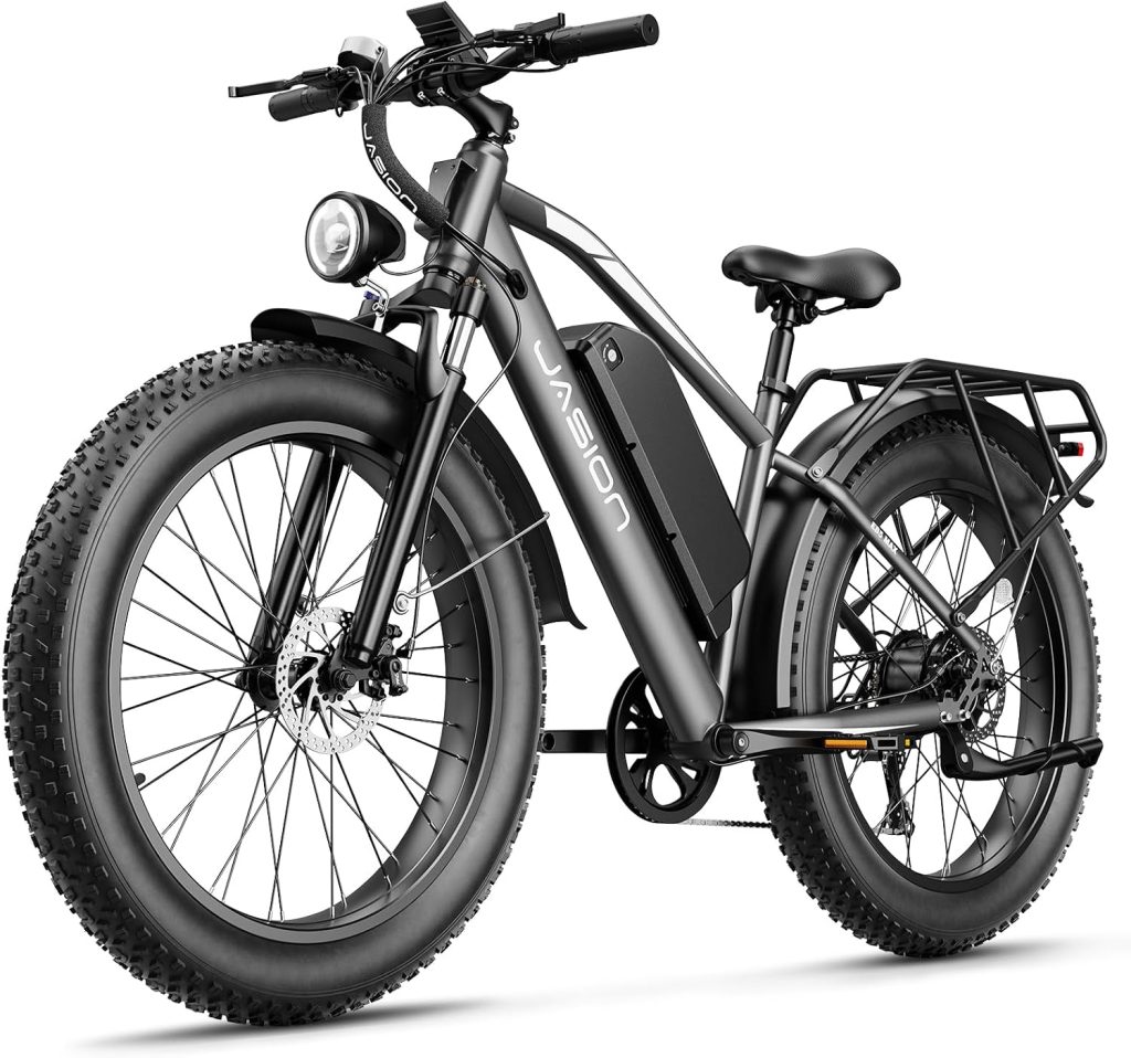 Jasion EB5 MAX/Ultra Electric Bike for Adults,2000W/2500W Peak Motor,720Wh/1040Wh Battery Electric Mountain Bike, 26'' x 4'' Fat Tire Ebike, Cruise Control,Dual Suspension and Hydraulic Brakes review - Electric bike Jasion EB5 MAX/Ultra Electric Bike for Adults,2000W/2500W Peak Motor,720Wh/1040Wh Battery Electric Mountain Bike, 26'' x 4''