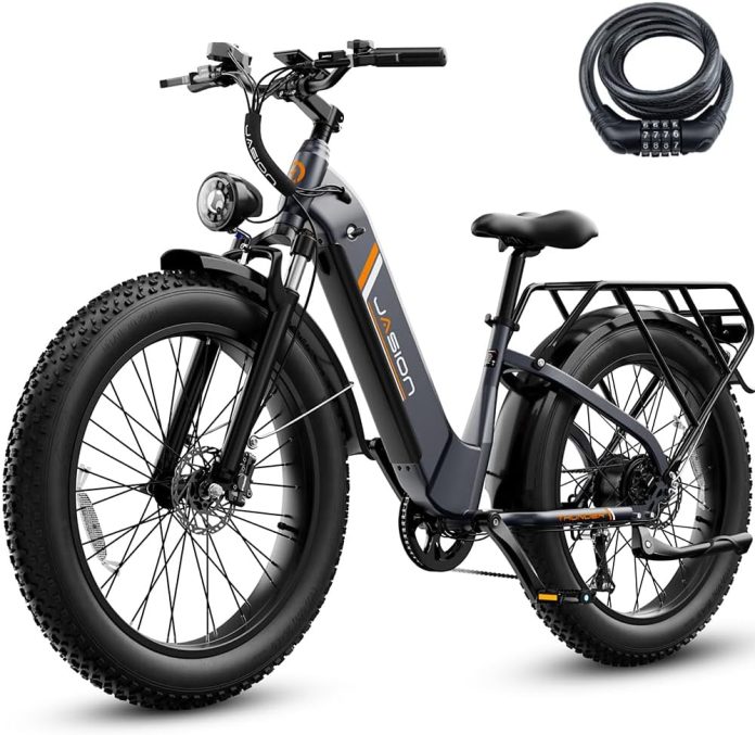 Jasion Thunder Electric Bike,1800W Peak Ebikes for Adults,26''Fat Tire Best Ebike for Men,80 Miles with 864Wh Battery,30+MPH Max Speed Bicycles,400LB Capacity,Certified by UL2849 Jasion Thunder Electric Bike,1800W Peak Ebikes for Adults,26''Fat Tire Best Ebike for Men,80 Miles with 864Wh Battery,30+MPH Max Speed Bicycles,400LB Capacity,Certified by UL2849